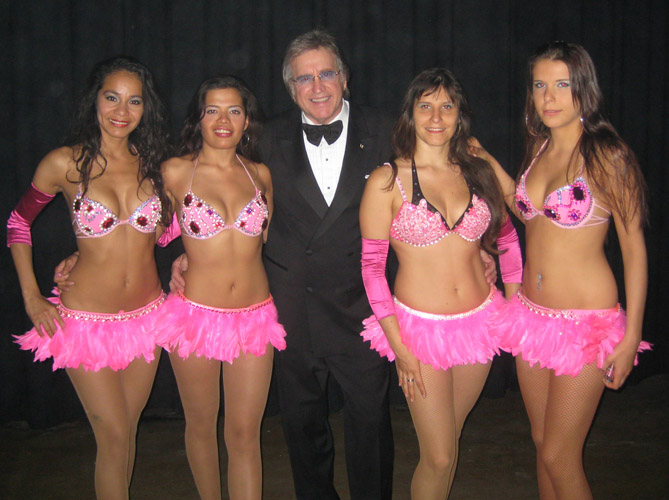 hot pink gogo dancers
